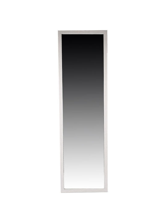 General Trade Floor Mirror With Gray Wooden Frame 114x34cm