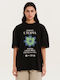 Utopia Women's Oversized T-shirt Black