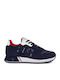 Herren Sneakers Blue / White