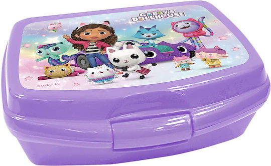 Disney Gabby's Dollhouse Plastic Kids' Food Container 0.6lt