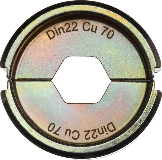 Milwaukee 4932451748 Μητρες Ακροδεκτων Din22 Cu 70mm Mw