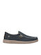 Mikka Braided Suede Ανδρικά Μοκασίνια σε Μπλε Χρώμα