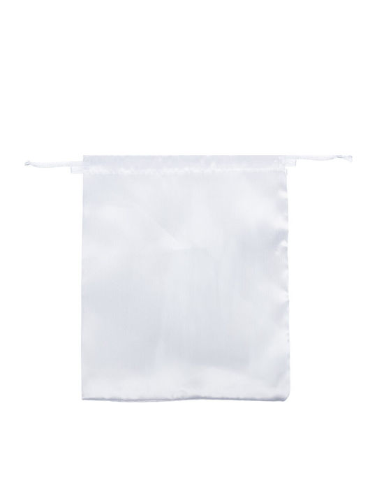 White Satin Pouch 13x18cm 40813-110 Nv-7220110-white