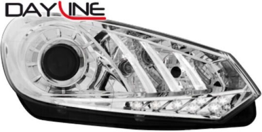 Dectane Lumini frontale Lumini LED pentru Volkswagen Magazin online de golf 2buc