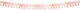 Garland Bows Pink Salmon White