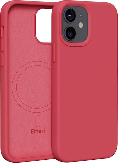 Etteri Back Cover Silicon Roșu (iPhone 12 / 12 Pro)