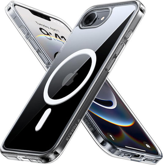 Torras Diamond-mag Umschlag Rückseite Silikon Transparent (iPhone 17e / 16e)