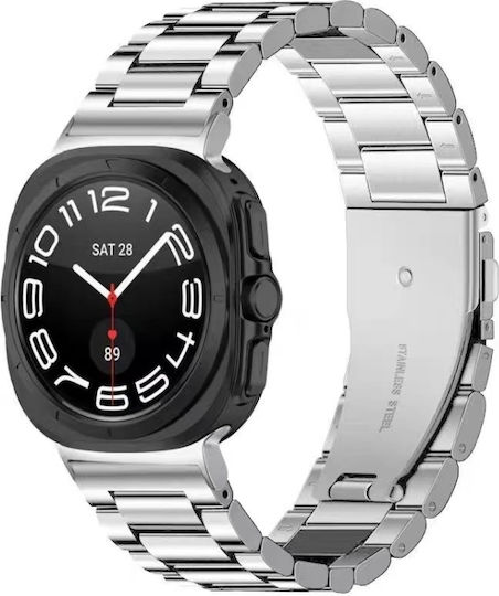 Samsung Galaxy Watch Ultra 47mm Ramă Oțel Inoxidabil Trei Mărgele Argintiu