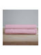 White Fabric Bettlaken Super-Doppel mit Gummiband 160x220cm. Essential Pink