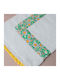 White Fabric Badematte Baumwolle Rechteckig Poppins 9900180 White 50x70cm