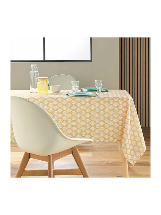 Tablecloth Stain Resistant L-c Davia Yellow 145x240cm