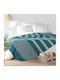 L-c Adele Pique Blanket Semi-Double 180x220cm Blue