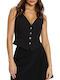 Women's Vest Jet Black