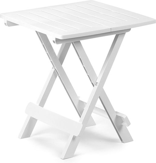 Sitting Room Adige Foldable 44x44x50cm White Sitting Room Adige Foldable 44x44x50cm White