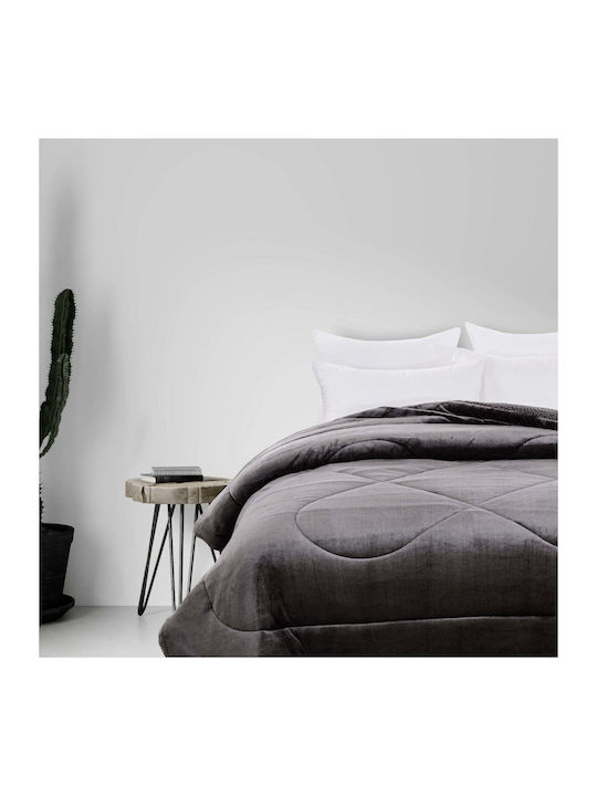 White Fabric Bettbezug mit Microfiber-Füllung E...