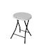 Plastic Outdoor Stool White 33x33x45cm