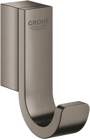 Grohe Selection 41039AL0 Άγκιστρο Μπάνιου Μονό με Βίδες Μαύρο