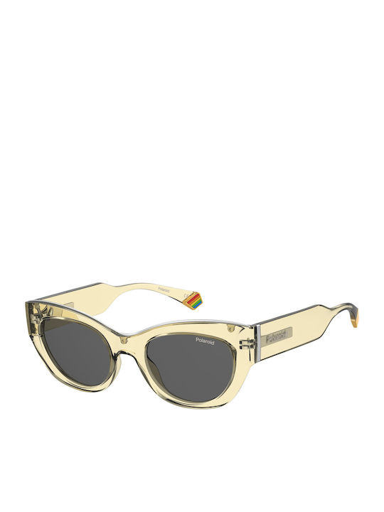 Polaroid Women's Sunglasses with Yellow Plastic...