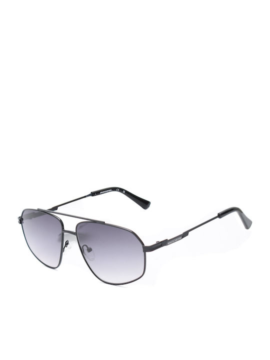 Skechers Men's Sunglasses with Black Metal Frame and Gray Gradient Lens SE6205 5802B