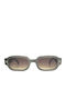 Gast Dear Friday Unisex Sunglasses with Gray Plastic Frame and Brown Lens DF13