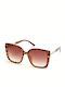 Skechers Women's Sunglasses with Brown Tartaruga Plastic Frame and Brown Gradient Lens SE6234 5852F