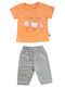Kids' Set with Leggings Summer 2pcs Orange