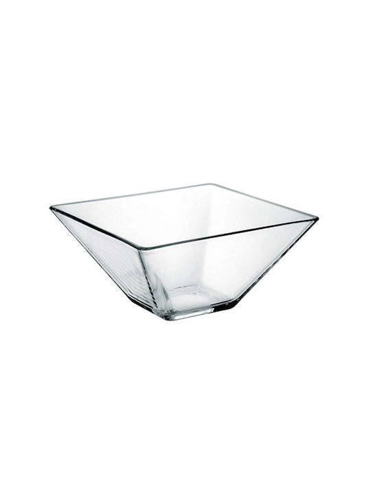 Μπολ Τετράγωνο Κωνικό Γυάλινο 25x25xh10,5cm 1850ml «modi» 14000331 Borgonovo 01.44055 00003681