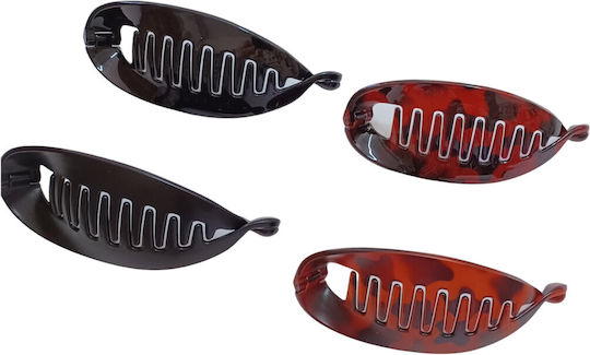 Ro Accessories Banana Hair Clip 14cm Black Matte 12-0071