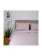 White Fabric Seturi de cearșafuri Single Bumbac Matilda Roz 165x270cm