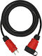 Brennenstuhl Waterproof Extension Cable Cord 3 x 1.5mm²/10m Black