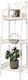 General Trade Pot Rack Metal White 35cmx31cmx124cmcm.