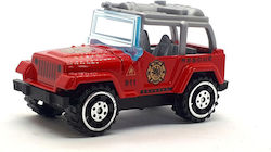 Αυτοκινητάκι Μινιατούρα Jeep Πυροσβεστικό Όχημα Fire Vehicles 1:64