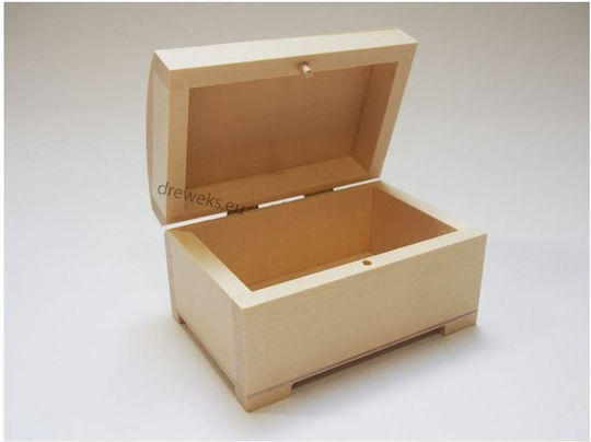 Holz Mini-Truhe 9,55x6x5,5 cm