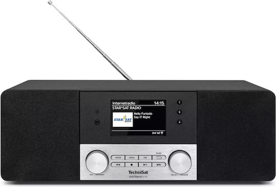 Technisat DigitRadio 4 IR Επιτραπέζιο Ραδιόφωνο Ρεύματος DAB+ με Bluetooth και USB Μαύρο