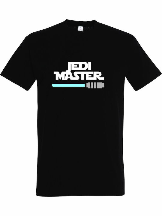 Tricou Unisex " Jedi Saber Master Star Wars " Negru