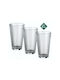 TnS Set of Glasses Water made of Glass 458ml 3pcs