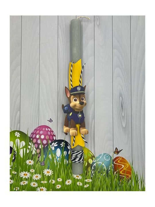 Λαμπάδα Paw Patrol Στρογγυλή Γκρι Λαμπάδα Paw Patrol Στρογγυλή Γκρι