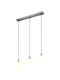 Trio Lighting Hängelampe Silber