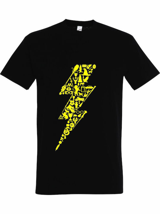 Kids' T-shirt Black Harry Potter Bolt, Harry Potter Fans