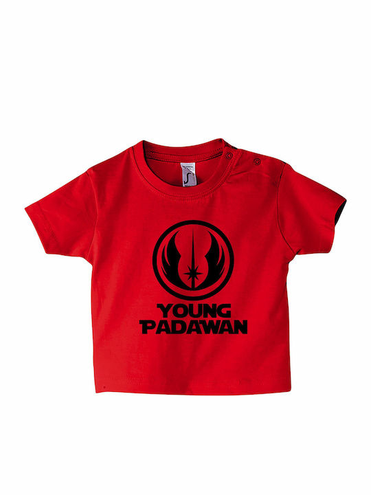 Σετ Παιδικά T-shirts Red Jedi Chrest, Young Padawan, Star Wars