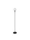 Trio Lighting Φωτιστικό Δαπέδου Υ120εκ. με Ντουί για Λαμπτήρα E14 Μαύρο