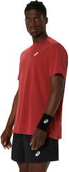 ASICS Court Red Tennis Shirt ASICS Court Red Tennis Shirt