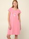 Vamp Summer Women's Nightdress Pink Sea