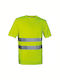 Cofra View Gelbes Reflektierendes Arbeits-T-Shirt