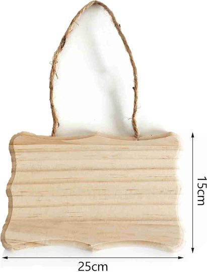 Tpster Wooden Sign 25*15*1cm 32236