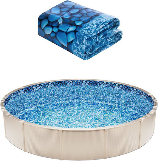 Vevor Round Pool Liner 33ft Unibead Style Pool Liner 52in Ύψος Τοίχου