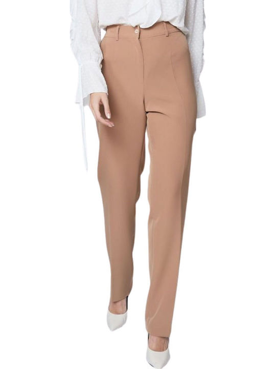 Veto Women's Fabric Trousers Camel