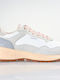 Damen Sneakers Grey / Salmon