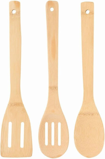 Bergner Σετ Bamboo Kochutensilien 3Stück Beige