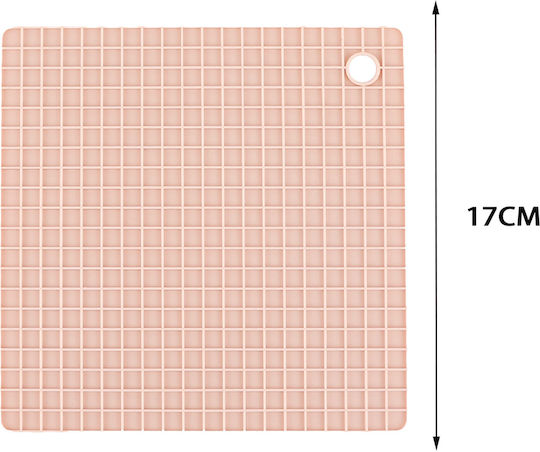 Tpster Tischsets für Kochutensilien aus Silikon Rosa